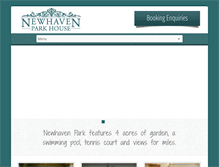 Tablet Screenshot of newhavenparkhouse.com.au